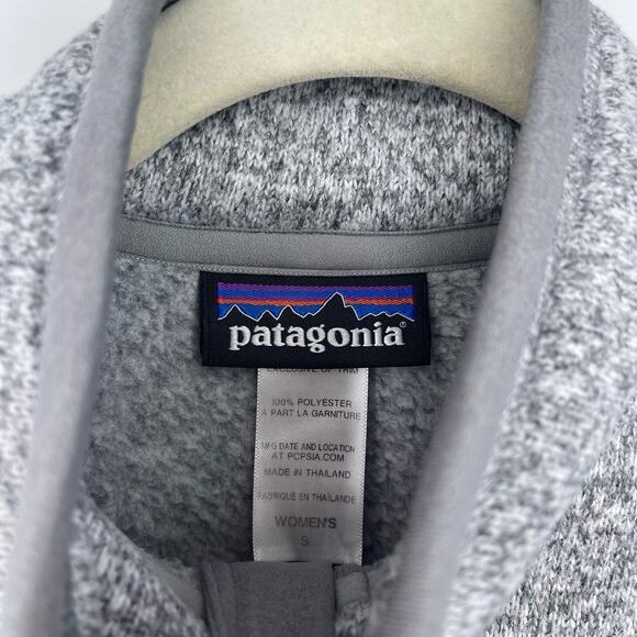 Patagonia Better Sweater Small 1/4 Zip Gray Pullover Small - Picture 3 of 5